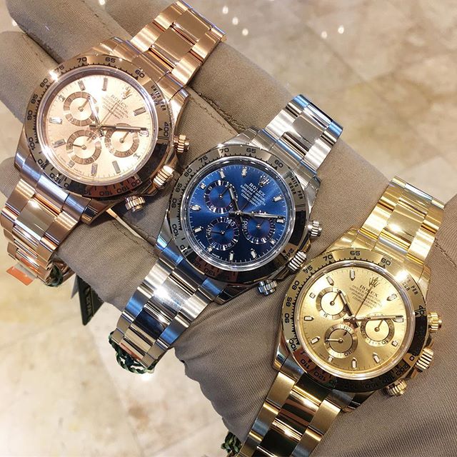 Rolex Daytona Ref. 116505 & 116509 & 116508, (c) Instagram @jeweler_in_paradise