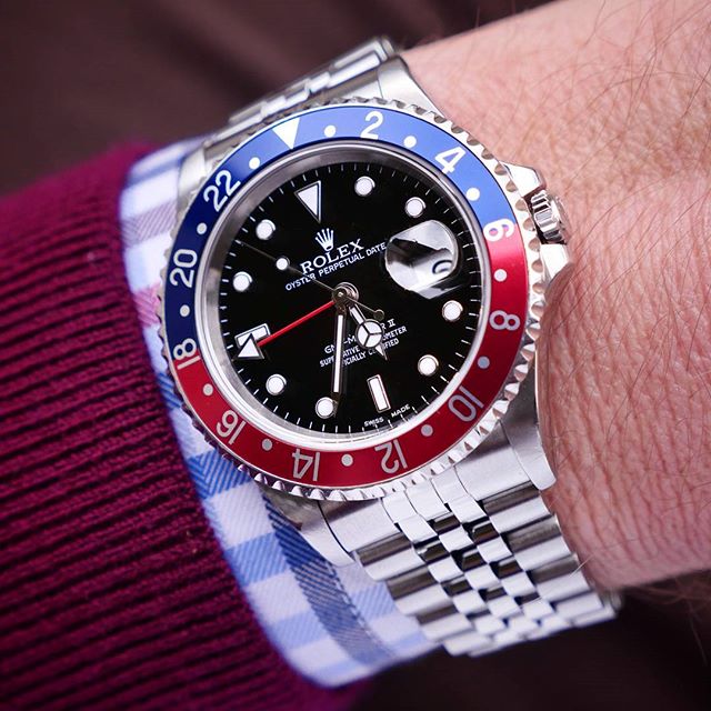 Rolex GMT-Master II Ref. 16710, (c) Instagram @loevhagen