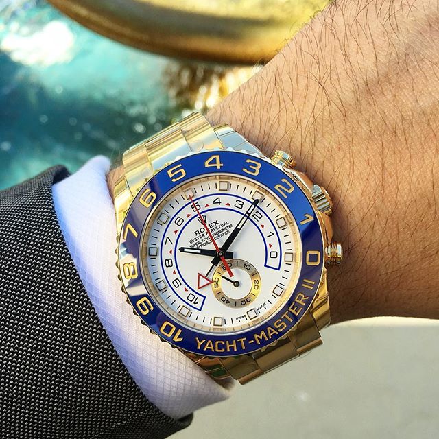 Rolex Yacht-Master II Ref. 116688, (c) Instagram @jeweler_in_paradise