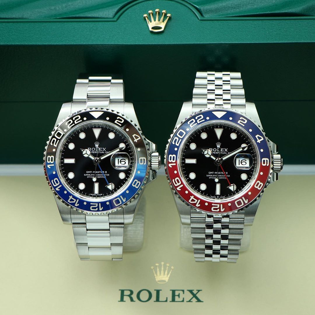 Rolex GMT-Master II Ref. 116710BLNR & 126710BLRO